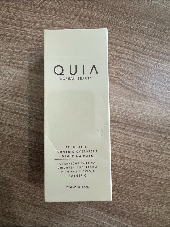 Quia Other - QUIA Turmeric + Kojic Acid Overnight Wrapping Mask for Glowing Skin - Brand New